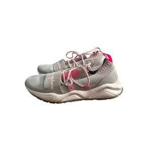Champion Women's Gray Pink Knit Slip On Athletic Shoes Sneakers Size 7